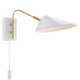 thumbnail image 1 of Aplique de Pared Modway Journey 7" Brazo Oscilante de Metal Blanco, 1 of 8