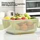 thumbnail image 4 of Pisexur Batería de cocina Cesta para verduras - Cesta para verduras, colador, lavado y verduras, cesta multifunción para lavar verduras, colador y recipiente para rem para la cocina del hogar, 4 of 9
