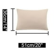 thumbnail image 6 of REGALWOVEN 1800 Microfiber Breathable Zippered Pillowcases Set of 2, Non-Standard Khaki, 6 of 7