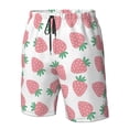 thumbnail image 4 of Balery Strawberry Traje de Baño Estilo Hawaiano para Hombre, Shorts de Secado Rápido con Bolsillos-3X-Large, 4 of 6