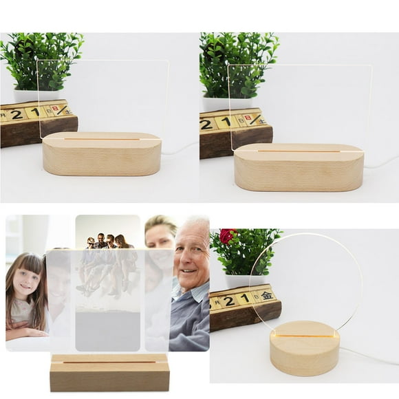 Led Light Base Glass Art