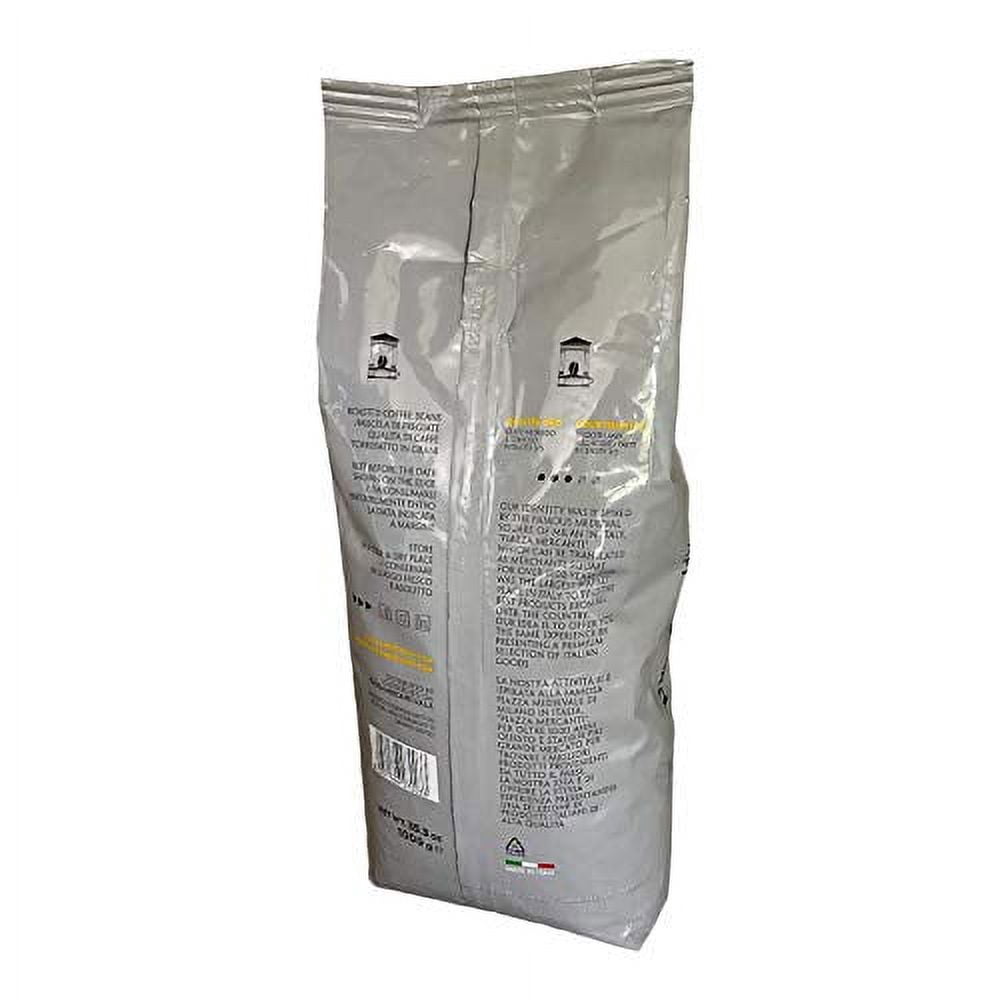 Caffe Mercanti Oro Italian Roast Coffee Whole Beans - 2.2lb Bag - Fresh Roasted Napoli Italiano Caffe - Oro: the Perfect Boost to Feel More Energized - Non-GMO