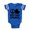 Royal Blue, variant on CafePress - Peace Love Brittany - Cute Infant Baby Football Bodysuit
