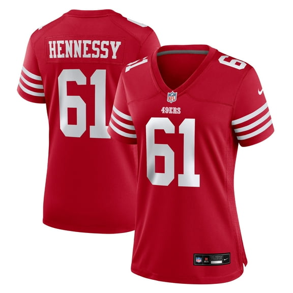 Women's Nike Matt Hennessy Scarlet San Francisco 49ers Team Game Jersey