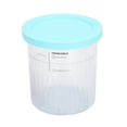 thumbnail image 1 of Ice Cream Containers Replacement for Creami Pints and Lids, 4 Pack Reusable 24 Oz Pint Containers for Creami Deluxe Compatible with NC501 NC500 Series Deluxe Ice Cream Maker, 1 of 7