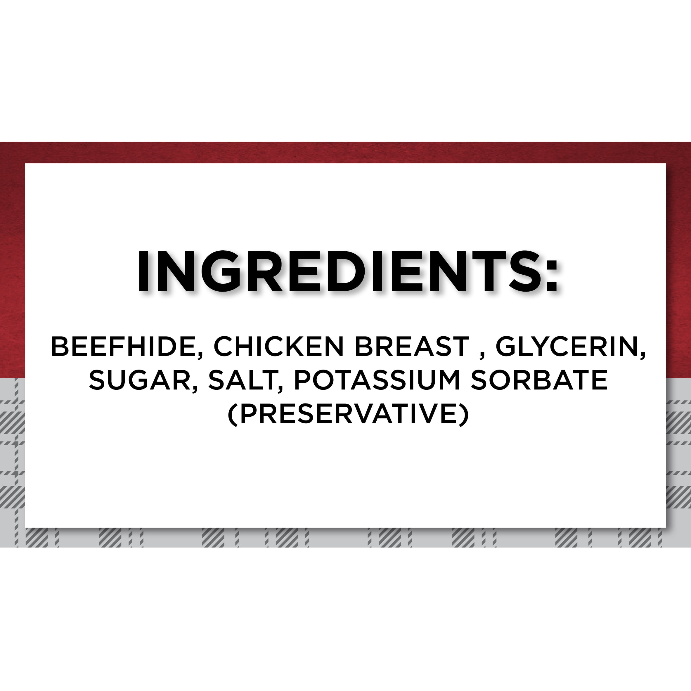 (6 pack) Ol' Roy Beefhide Coated Rolls with Chicken for Dogs, 6.98 oz, 12 Count