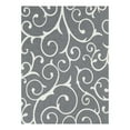 thumbnail image 3 of Unique Loom Decatur Collection Area Rug - Scroll (7' 5" x 10' Rectangle Dark Gray/Ivory), 3 of 7