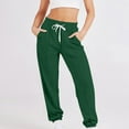 thumbnail image 2 of Pantalons de Jogging Unis pour Femmes avec Cordon de Serrage, 2 of 6