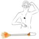 thumbnail image 3 of 5 Pack Back Scratchers Extendable Bacscratchers Hand Shaped Extendable Stainless Steel Massage Backscratchers for Adult Women Men Relieve Itching on The Back, 3 of 5