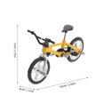 thumbnail image 2 of LABSERRON 1 Set Toy Finger Bikes Alloy Mini Bike Decor for Children Collectors, 2 of 6