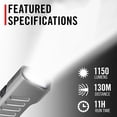 thumbnail image 2 of Linterna Coast Slayer recargable USB C de 1150 lúmenes, 2 of 8