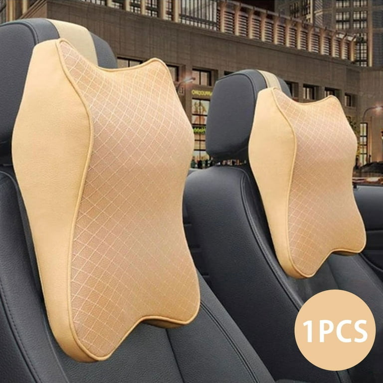 Ergonomic Car Seat Headrest Lumbar Cushion, Car Seat Headrest