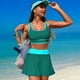 thumbnail image 4 of Trajes de Baño de Bikini de Mujer, Falda Deportiva de Playa de Primavera Caliente, Conjunto de Dos Piezas, Traje de Baño de Nylon con Almohadilla de Pecho, 4 of 9