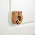 thumbnail image 1 of Soporte de succión para timbre de viento | Campana de entrada decorativa Happy Bear | Linda decoración del hogar para la puerta | Fácil de instalar, sin herramientas | Materiales duraderos | Tonos, 1 of 6