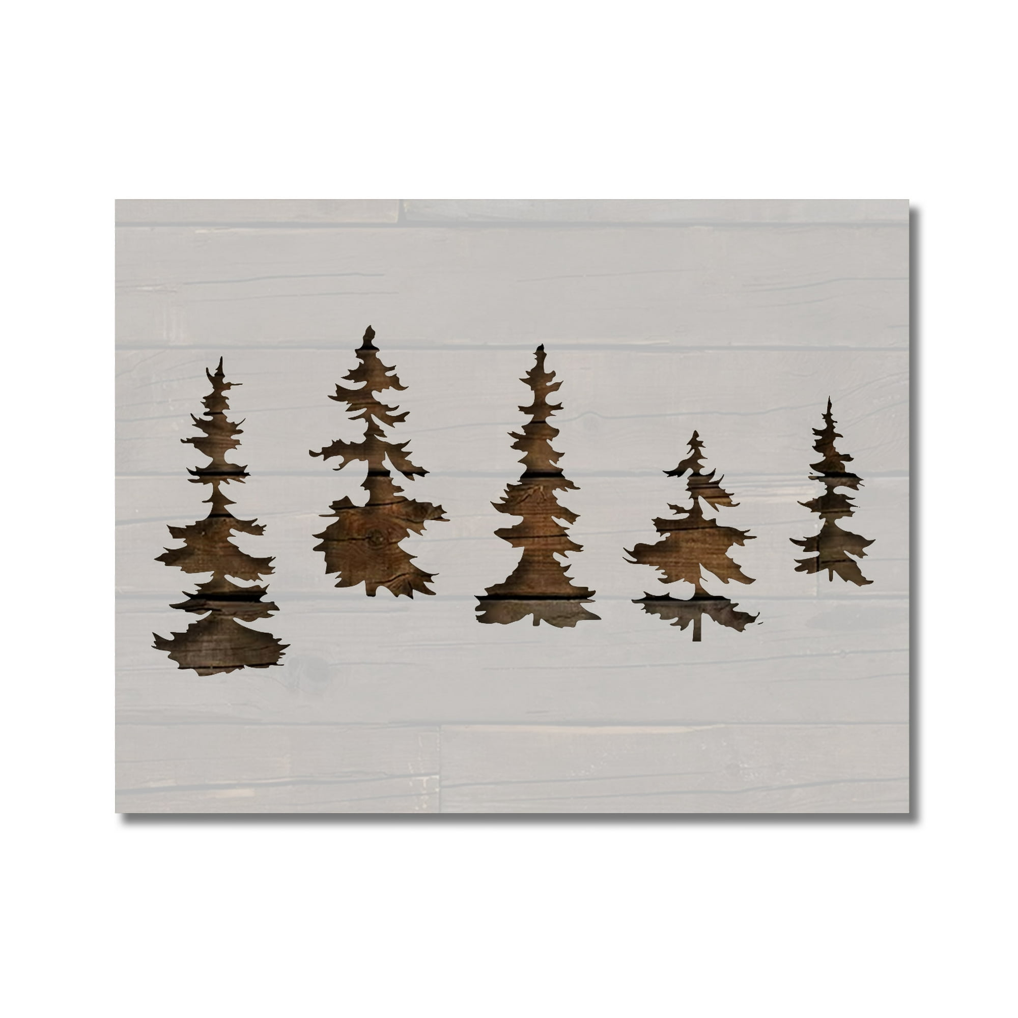 Pine Tree Stencil Printable