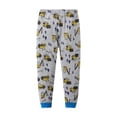 thumbnail image 6 of WIBACKER Toddler and Little Boys 2-Piece Cotton Pajamas Long Sleeve Fall Winter PJ Set Kid Excavator Sleepwear, 6 of 7
