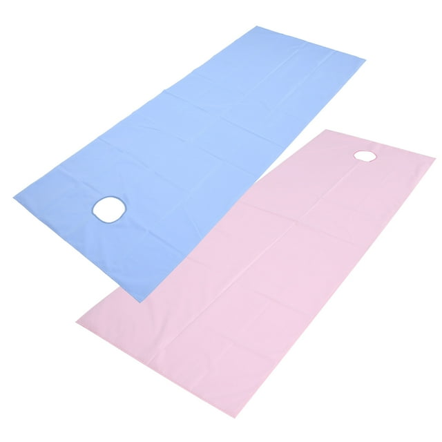 Drap de Lit de Massage, Drap de Canapé, Housse de Table de Massage Imperméable, Drap de Lit de Salon de Beauté avec Design Moderne et Élégant, Trou Respirant pour le Visage et Fibre de Polyester pour Clubs