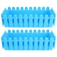 thumbnail image 1 of SHISUYAN 2Pcs Flower Window Box Fence Planter Box Decorative Planting Pot Rectangular Flower Container, 1 of 8