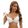 thumbnail image 5 of Unique Bargains Women's Push Up Underwire Seamless Soft Bras White 44 E, 5 of 6