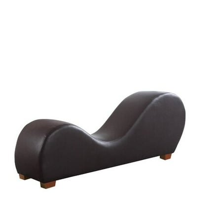 Brown Leather Chaise - Madison Home USA Premium Stretch Chaise Lounge
