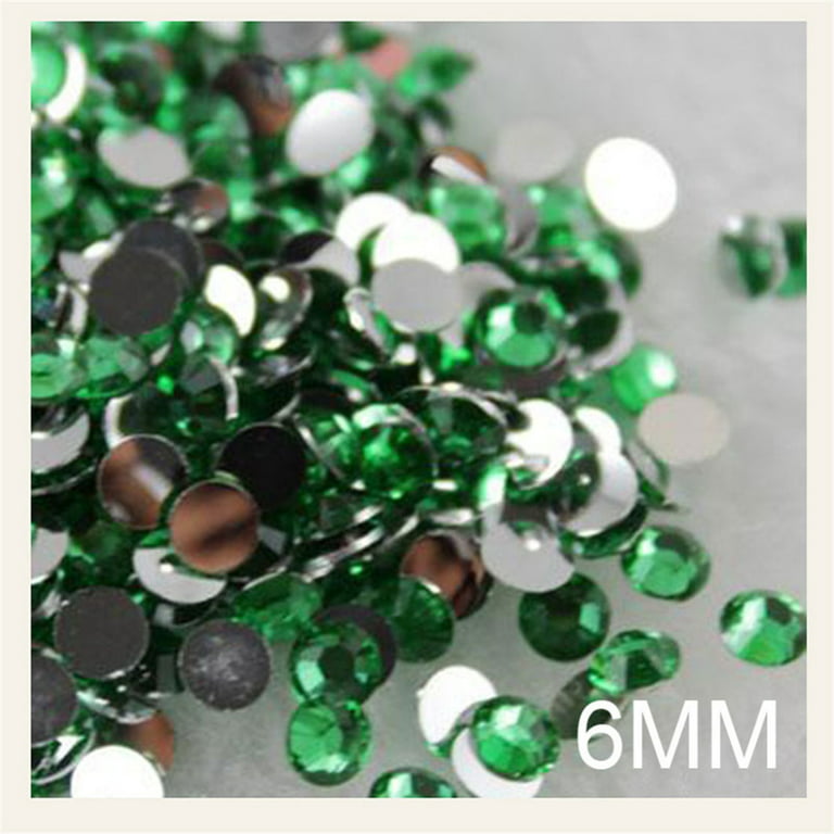 1000PCS Crystal Flatback Resin Rhinestones Gems 2mm/3mm 4mm/5mm