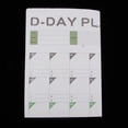 thumbnail image 2 of 10pcs 100 Días Calendario Diseñador Diario Flexible Agenda Calendar para Negocios Organización Planificación Personal Zulema Planificador de 100 días, 2 of 8