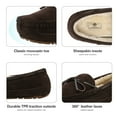 thumbnail image 2 of Dream Pairs Mens Comfort Sheepskin Suede Shearling Moccasin Toe Slippers Ondoor/Outdoor Shoes AU-LOAFER-02, 2 of 5