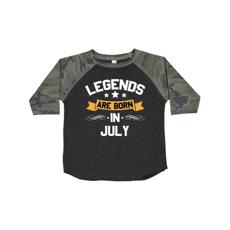 

Inktastic Legends Are Born in July Gift Toddler Boy or Toddler Girl T-Shirt