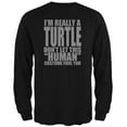thumbnail image 1 of Halloween Human Turtle Costume Mens Long Sleeve T Shirt, 1 of 1