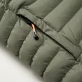 thumbnail image 4 of Mens Puffer Vest Winter Full Zipper Sleeveless Padded Jacket Gilets with Detachable Hooded Warm Outerwear Zip Up Pockets Vests, 4 of 9
