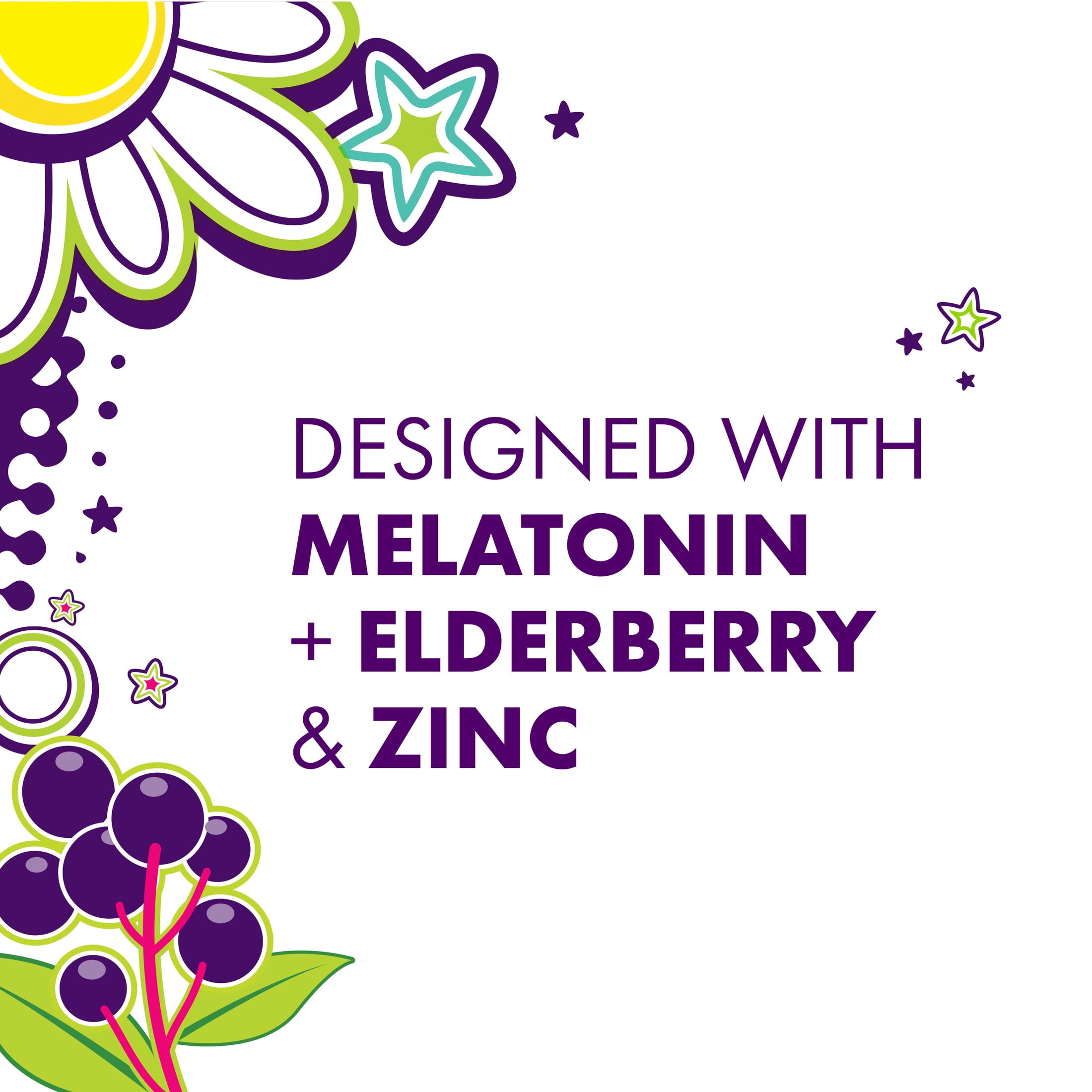 ZzzQuil Pure Zzzs Melatonin Sleep Aid Kids Gummies, Melatonin 1mg for Children, 42 Count