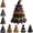 H-1pcs, variant on DIY Halloween Quilted Fabric Tree Kit, 3D Padded Sewing Craft Project, Seasonal Mantel Shelf Decor, Halloween Home Decor, Handmade Holiday Gift for Crafters (F-1pcs)