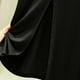 thumbnail image 4 of Camisón corto de poliéster para mujer, holgado, cómodo, sin mangas, largo medio, falda, color liso, 4 of 5