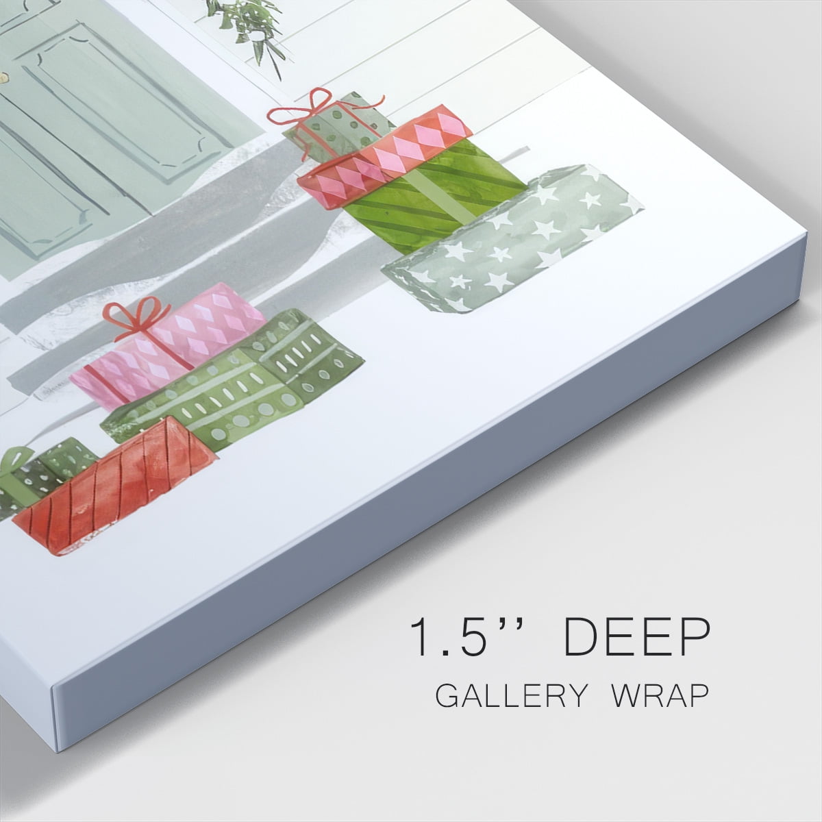 Festive Front Door Collection B- Gallery Wrapped Canvas