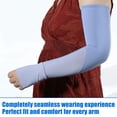 thumbnail image 5 of Vocoste 1 Pair Cooling Arm Sleeves for Women Sports Arm Sleeve Sun Protection Blue Purple, 5 of 7