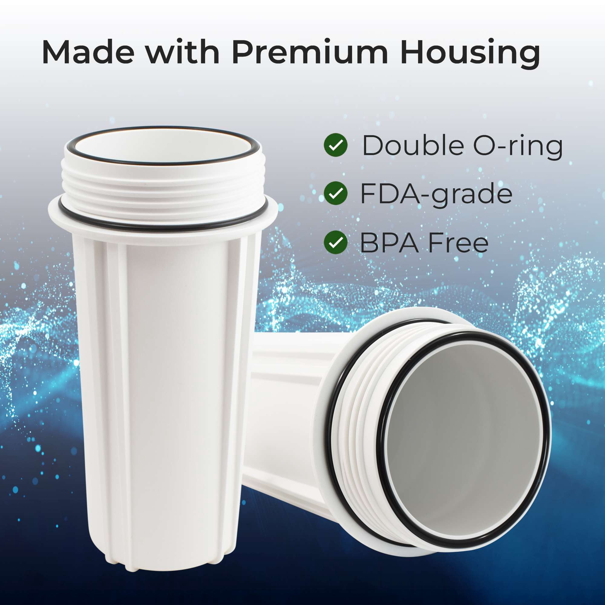 Anchor AF-5003 - Elite Series 5-Stage Reverse Osmosis Water Purification System - Under Sink Water Filter - 100 GPD