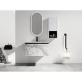 thumbnail image 2 of Wall-Mounted Bathroom Combination Cabinet with Ceramic Sink Soft-Closing Hinges for Quiet Bathroom Use, 2 of 7