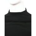 thumbnail image 5 of Yartina Women A Line Mini Dress Round Neck Bodycon Summer Dresses Cap Sleeve Dress Black XXL, 5 of 7