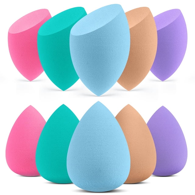 Set de esponjas de maquillaje InnoGear, 10 unidades, batidora para crema líquida