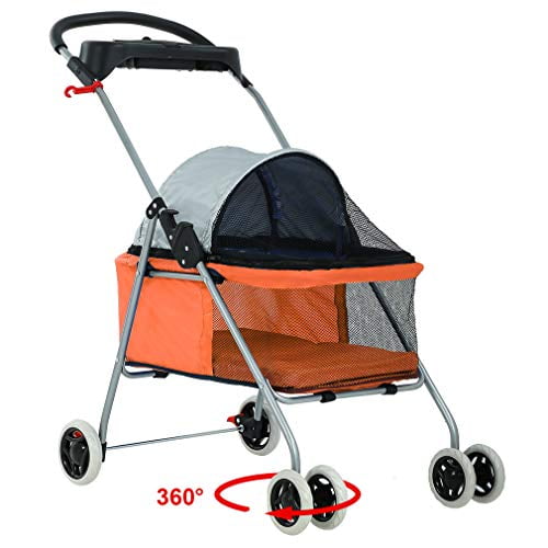 leopard dog stroller