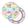 thumbnail image 2 of Fuzoiu Cute Unicorn Print Bar Stool Cushions, Super Breathable Round Bar Stool Covers,Seat Cushion Round- One Cushion Only-13 inch, 2 of 7
