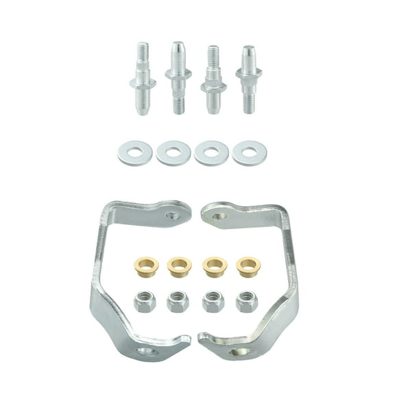 Unique Bargains 1 Pair Front Door Hinge Pin Bushing Repair Kit for Chevrolet Silverado Avalanche Tahoe for GMC Sierra Gold Tone, Silver Tone