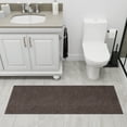 thumbnail image 4 of Ottomanson Non-Slip Hallway Runner Rug 1'10" x 6' Stain-Resistant Low Pile Carpet for Kitchen, Brown, 4 of 13