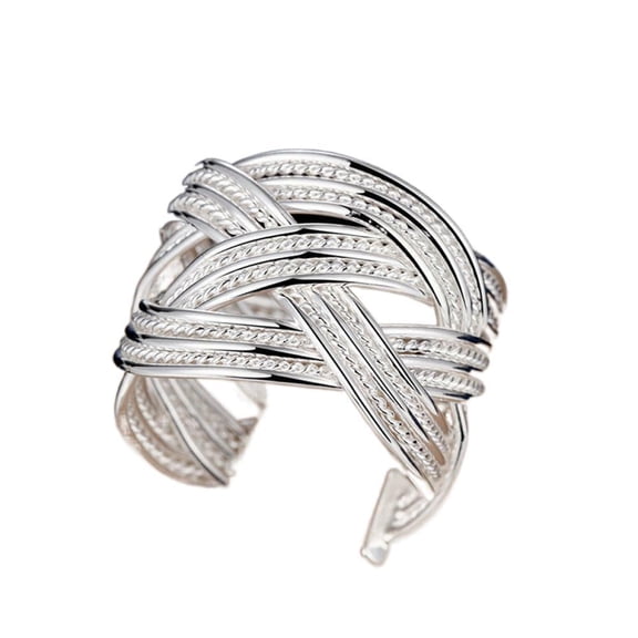 PULABO Mens Titanium Ring Wedding Band Cubic Zirconia Personalized Minority Cross Design Ring With Gift Box