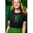 thumbnail image 2 of St Patricks Day Feeling Clucky Juniors Soft T Shirt, 2 of 5