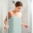 thumbnail image 6 of Unique Bargains 100% Cotton 2 Pcs Bath Towels Light Weight and Highly Absorbent Towels Blue 28" x 56", 6 of 8