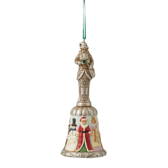 Enesco Jim Shore Heartwood Creek 20th Anniversary Bell Ornament, 5.31 Inch, Multicolor