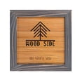 thumbnail image 1 of Rustic Wooden Square Picture Frame 12x12 In | 31x31 cm - 100% Natural Solid Eco Distressed Wood for Wall Mounting Photo Frame - Grey, 1 of 6
