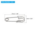 thumbnail image 2 of Uxcell Safety Pins 1.06 Inch Large Metal Sewing Pins Silver Tone 50Pcs, 2 of 5