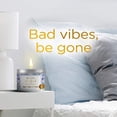 thumbnail image 6 of MAGNIFICENT 101 Affirmations Sage, Cedar, Palo Santo, Sprinkle of sage Leaves Smudge Candle for House Energy Cleansing, Banishes Negative Energy - Natural Soy Wax Tin Candle (I´M Loved AS I AM), 6 of 7